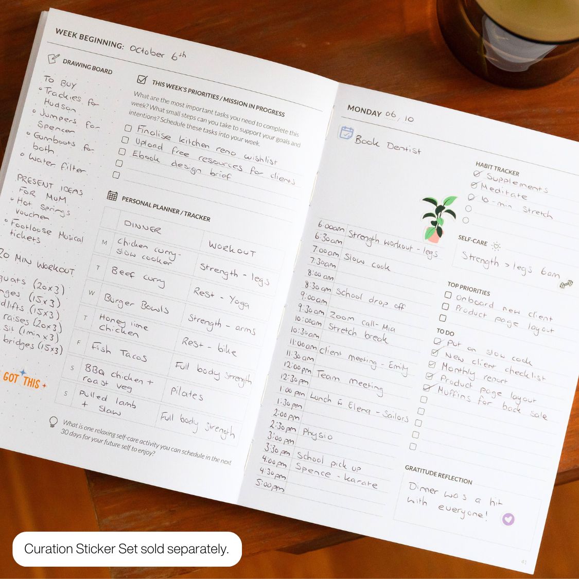 Curation 90 Day Planner (Daily) Pre-order