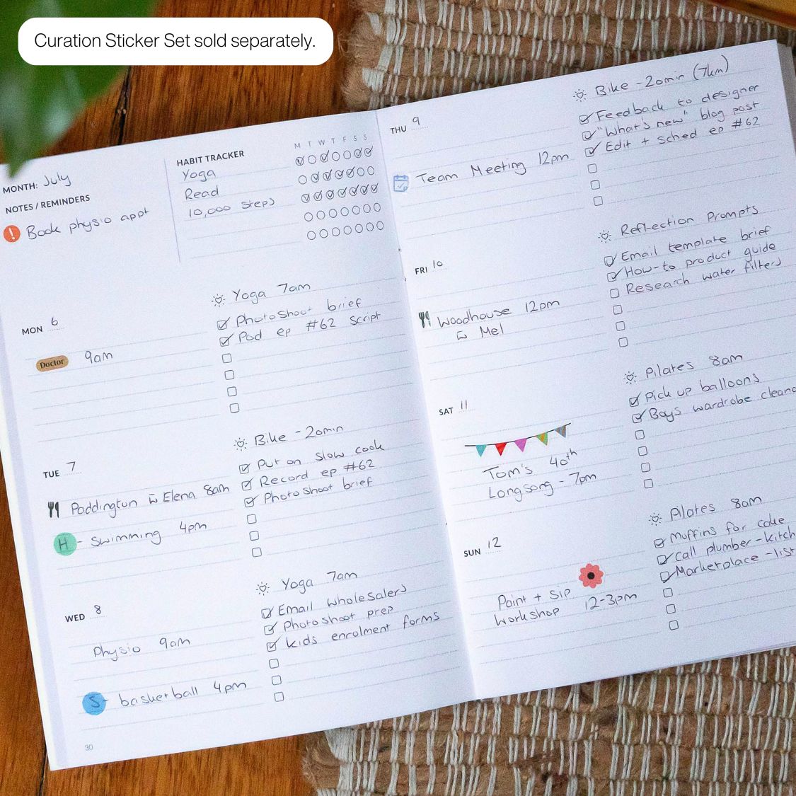 Curation 90 Day Planner (Weekly) Pre-order