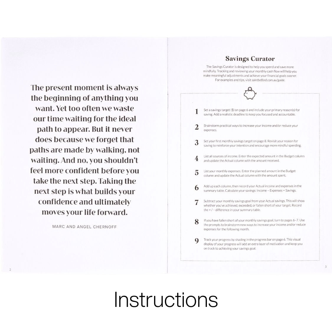 Savings Curator Booklet Pre-order